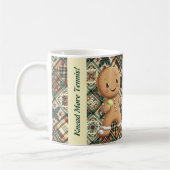 Gingerbread Tennis Grand Slam 🎾 Sondertext 🎄 Kaffeetasse (Links)