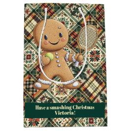 Gingerbread Tennis Grand Slam 🎾 Sondertext 🎄 Mittlere Geschenktüte