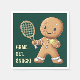 Gingerbread Tennis Grand Slam 🎾 Sondertext 🎄 Serviette