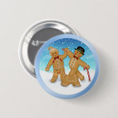 Gingerbread Trio Button (Vorne & Hinten)