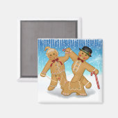Gingerbread Trio Magnet (Vorderseite/Rückseite)
