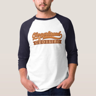 GingerBread Überquerung Weihnachtsfeiertag T-Shirt