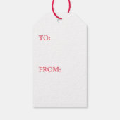 GINGERBREAD ÜBERRASCHENDE Gift-Tags Geschenkanhänger (Rückseite)