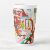GINGERBREAD ÜBERRASCHENDE hohe Latte-Tasse Milchtasse (Vorderseite)