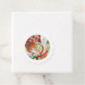 GINGERBREAD ÜBERRASCHENDE Scalloped Gift Tags Geschenkanhänger (Beispiel)