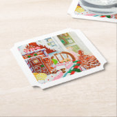 GINGERBREAD ÜBERRASCHENDE Ticket Paper-Untersetzer Untersetzer (angewinkelt)
