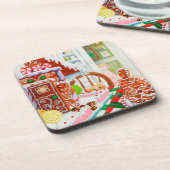 GINGERBREAD ÜBERRASCHENDE Untersetzer aus Hartkuns (Linke Seite)