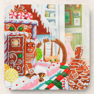 GINGERBREAD ÜBERRASCHENDE Untersetzer aus Hartkuns