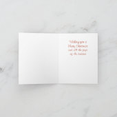 GINGERBREAD ÜBERRASCHENDE Weihnachtskarte Feiertagskarte (Innenseite)