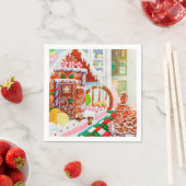 GINGERBREAD ÜBERRASCHENDER StandardCocktailPaper N Serviette (Beispiel)