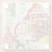 GINGERBREAD ÜBERRASCHENDES Glasgetränk Glasuntersetzer (Rückseite)