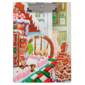 GINGERBREAD-ÜBERRASCHUNGSZwischenablage Klemmbrett (Vorderseite)