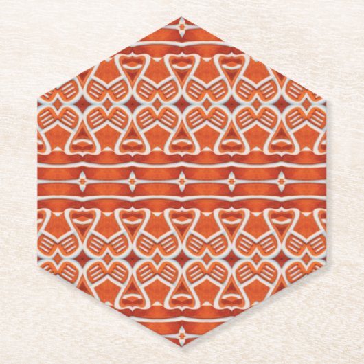 GINGERBREAD Untersetzer mit Hexagon-Spitze (Vorderseite)