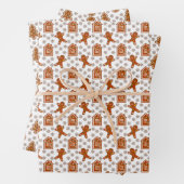 GINGERBREAD Urlaubsmuster Geschenkpapier Set (Beispiel)