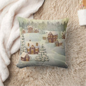 Gingerbread Village Cushion Kissen (Decke)