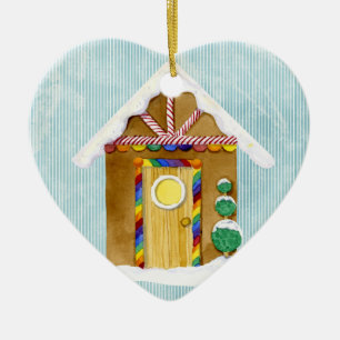 Gingerbread Village Hütten n People Ornament