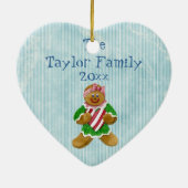 Gingerbread Village Hütten n People Ornament (Hinten)