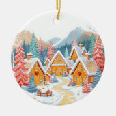 Gingerbread Village Ornament (Vorne)