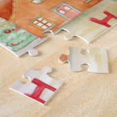 Gingerbread Village Weihnachten Puzzle (Seite)