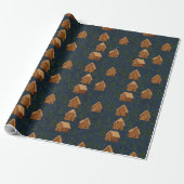 Gingerbread Village Wrapping Paper Geschenkpapier (Ungerollt)