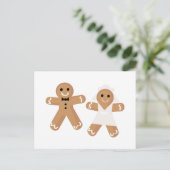 Gingerbread Wedding Postkarte (Stehend Vorderseite)