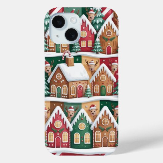 Gingerbread Weihnachten iPhone / iPad Fall Case-Mate iPhone Hülle (Rückseite)