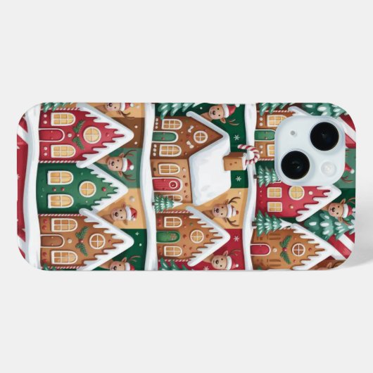 Gingerbread Weihnachten iPhone / iPad Fall Case-Mate iPhone Hülle (Rückseite (Horizontal))