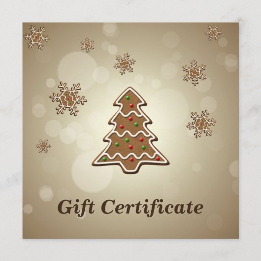 Gingerbread Weihnachtsbaum (Vorderseite)