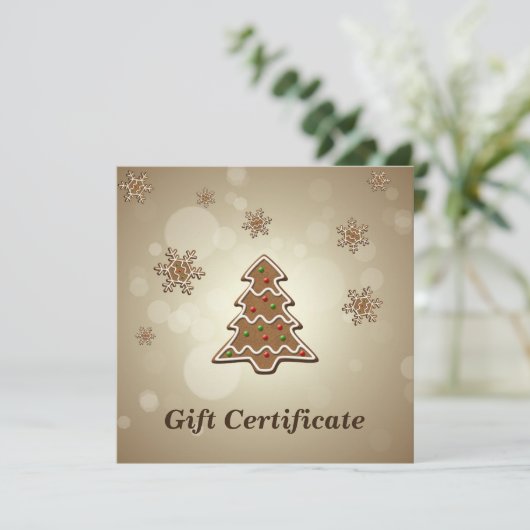 Gingerbread Weihnachtsbaum (Stehend Vorderseite)