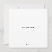 Gingerbread Weihnachtsbaum Danke Feiertagskarte (Rückseite)