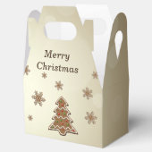 Gingerbread Weihnachtsbaum Geschenkschachtel (Geöffnet)