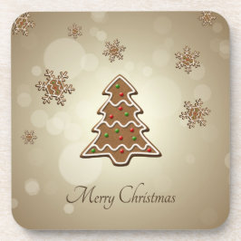 Gingerbread Weihnachtsbaum Getränkeuntersetzer
