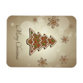 Gingerbread Weihnachtsbaum Magnet (Horizontal)