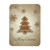 Gingerbread Weihnachtsbaum Magnet (Vertikal)