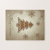 Gingerbread Weihnachtsbaum Puzzle (Horizontal)