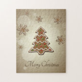 Gingerbread Weihnachtsbaum Puzzle (Vertikal)