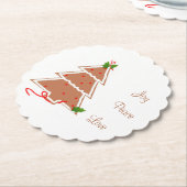 Gingerbread Weihnachtsbaum-Untersetzer Untersetzer (angewinkelt)