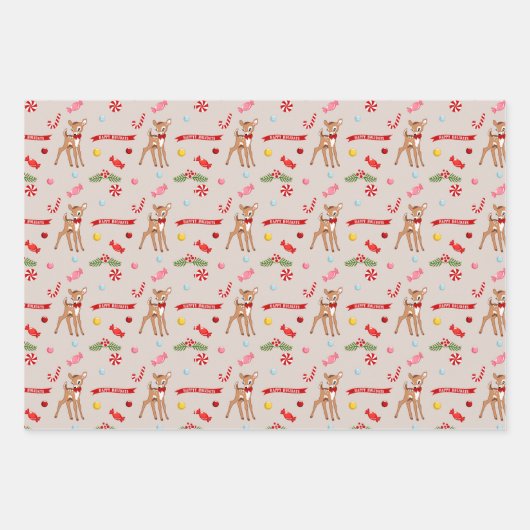 Gingerbread Weihnachtsgeschenke Wrapping Papers Geschenkpapier Set (Vorderseite 3)