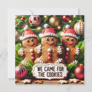 Gingerbread-Weihnachtsmann Feiertagskarte