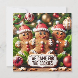 Gingerbread-Weihnachtsmann Feiertagskarte