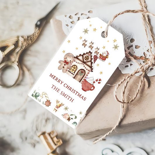 Gingerbread Weihnachtsweihnachtsweihnachtsweih Par Geschenkanhänger