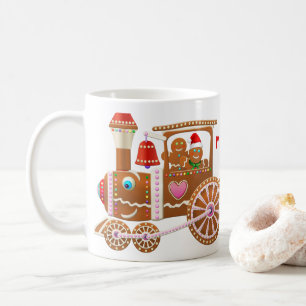 Gingerbread Weihnachtszug Kaffeetasse