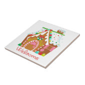 Gingerbread Willkommen Fliese (Seite)