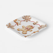 Gingerbread | Winter Christmas Plates Pappteller (Gewinkelt)