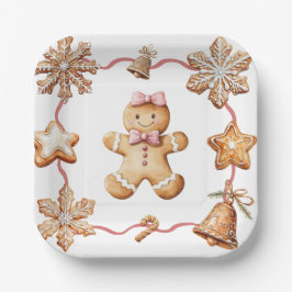 Gingerbread | Winter Christmas Plates Pappteller