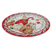 Gingerbread Wishings & Candy Cane Kisses Schneidebrett (Ecke)