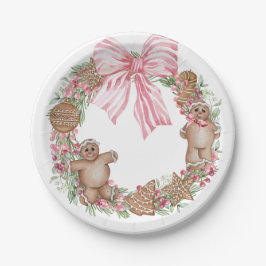 Gingerbread Wishreath Pappteller