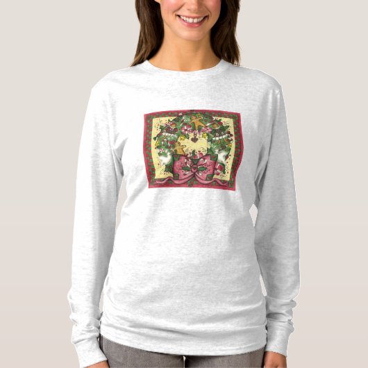 Gingerbread Wreath Shirt (Vorderseite)
