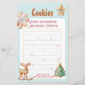 Gingerbread wünscht Vintage Landhaus-Recipe (Vorderseite)