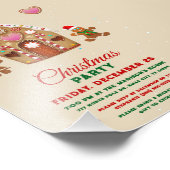 Gingerbread Xmas Party Fotodruck (Ecke)